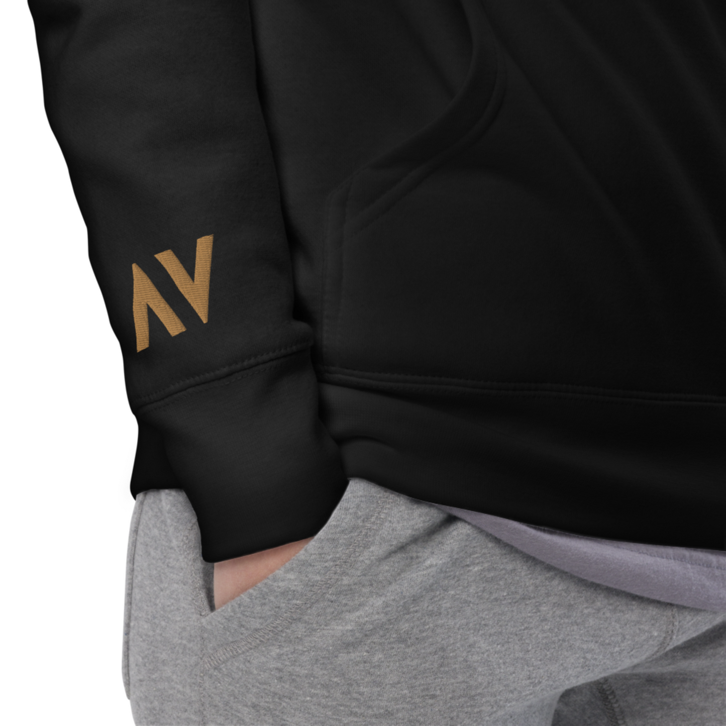 Men's Embroidered Eco-Hoodie