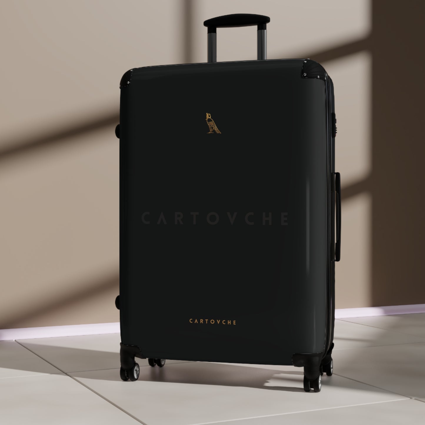 Suitcase | Black (Horizontal Cartovche Logo)