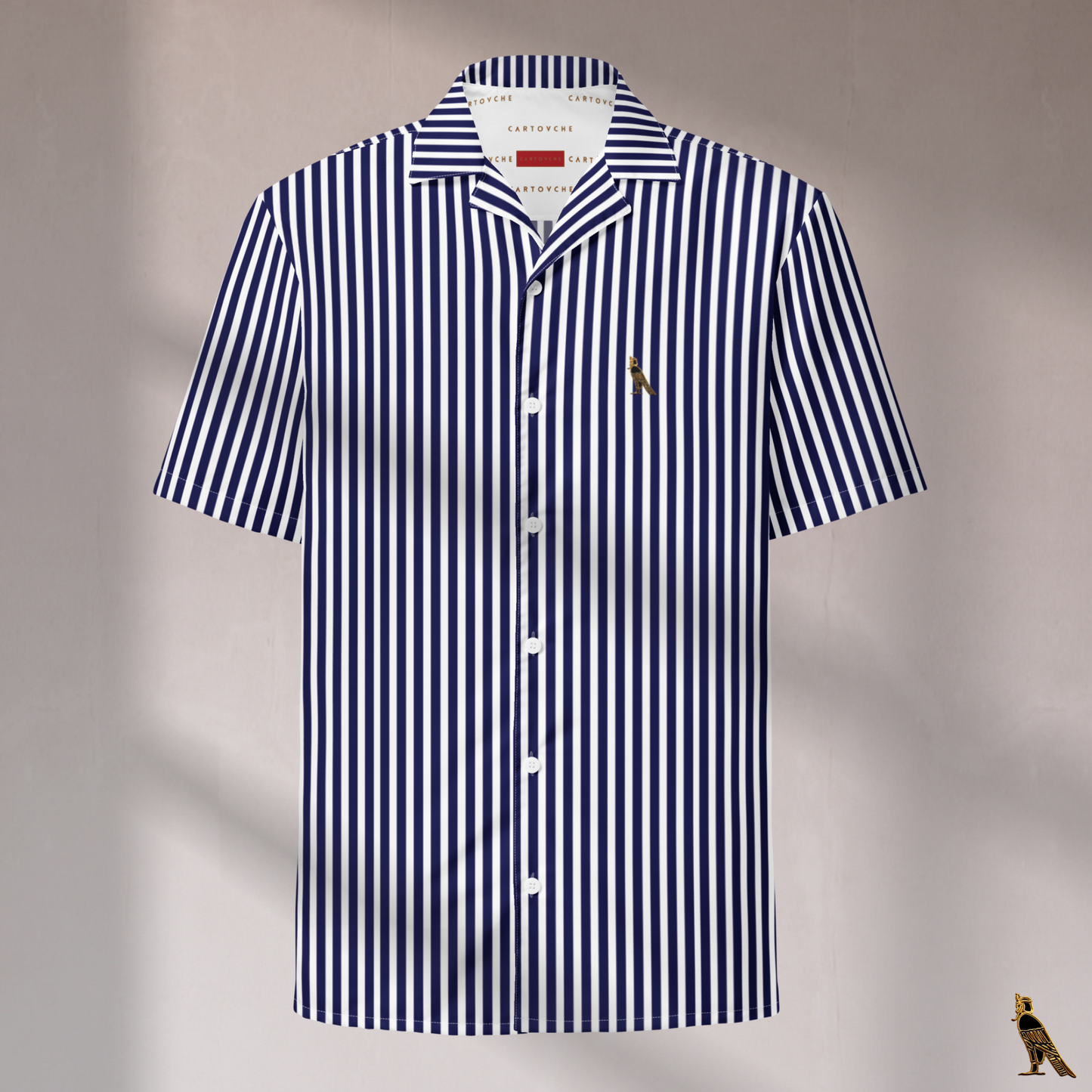 Blue & White Stripe Vacation Shirt