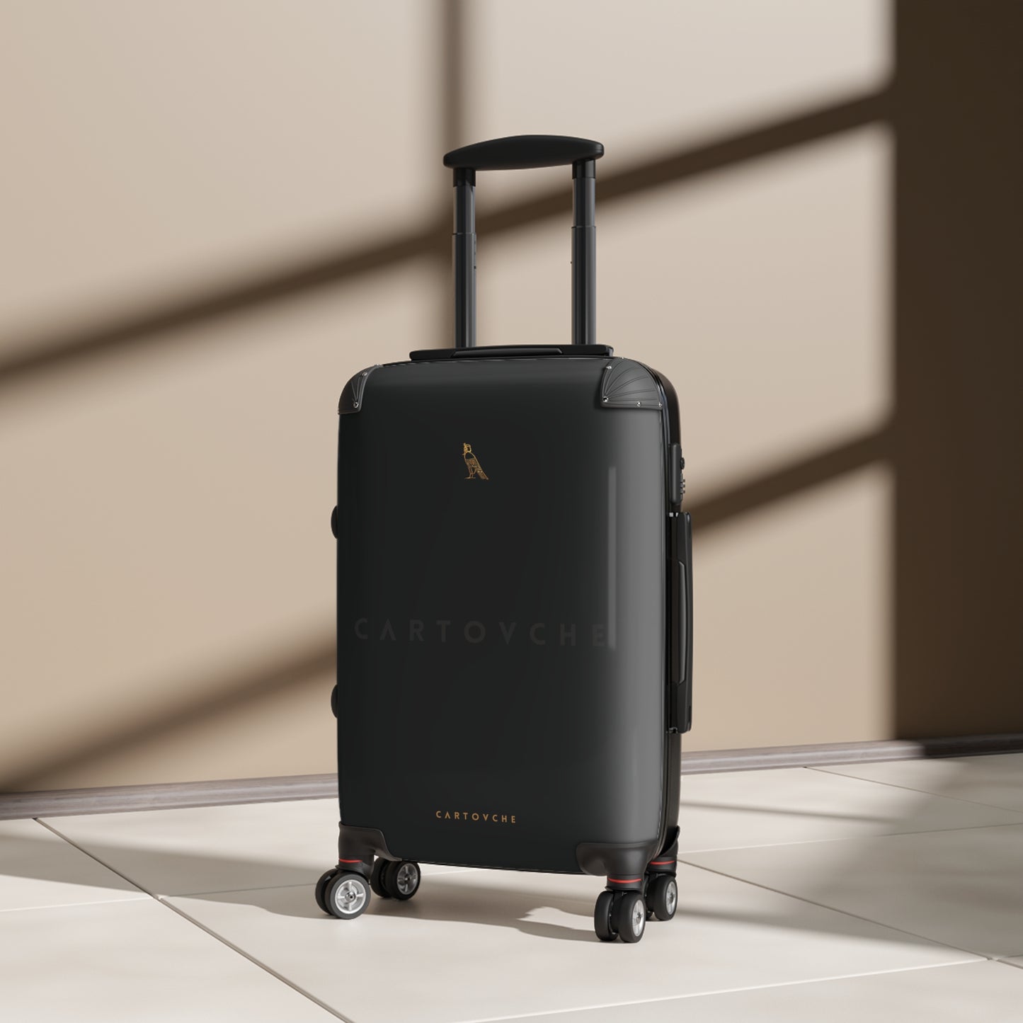 Suitcase | Black (Horizontal Cartovche Logo)