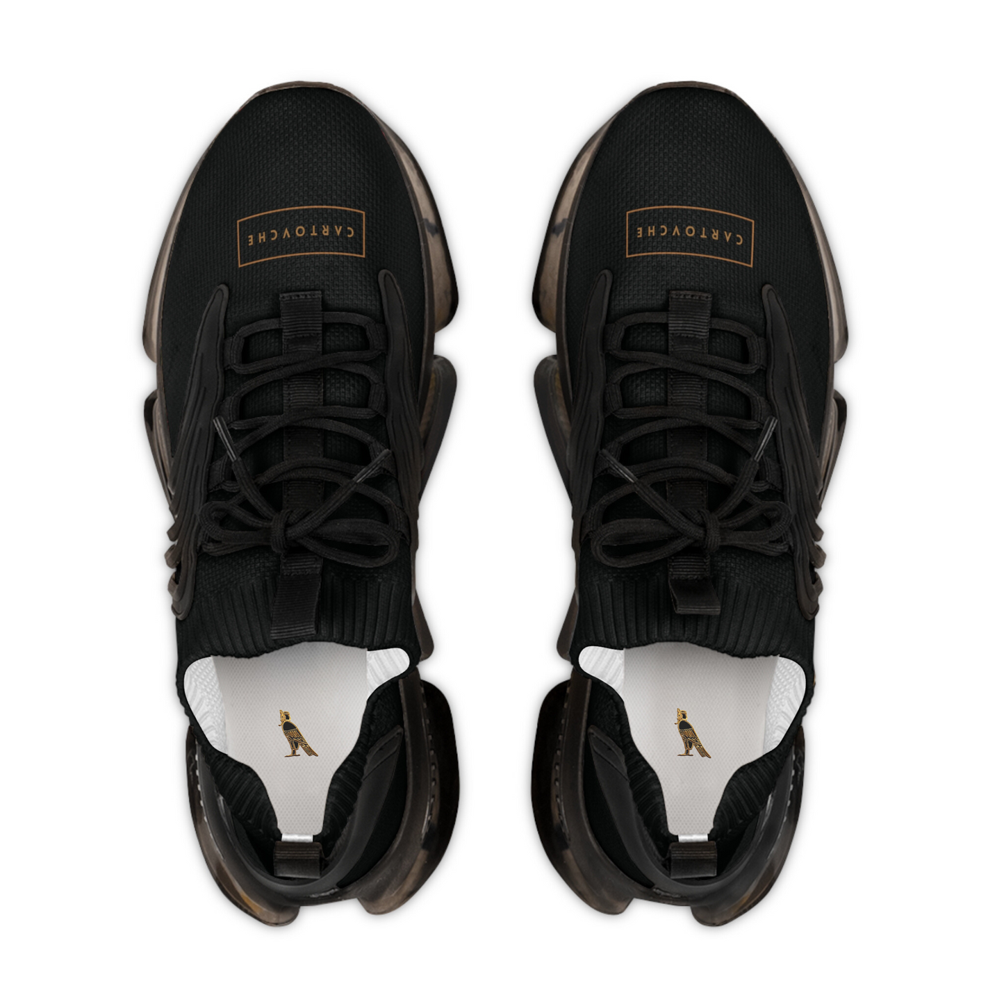 Men's Mesh Sneakers | 'Cartovche Veloce' (All-Black)