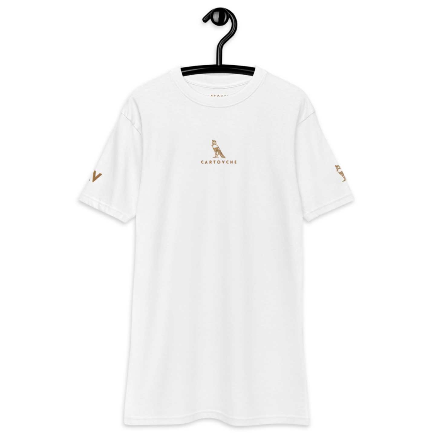 Men’s Embroidered 100% Cotton Heavyweight T-Shirt