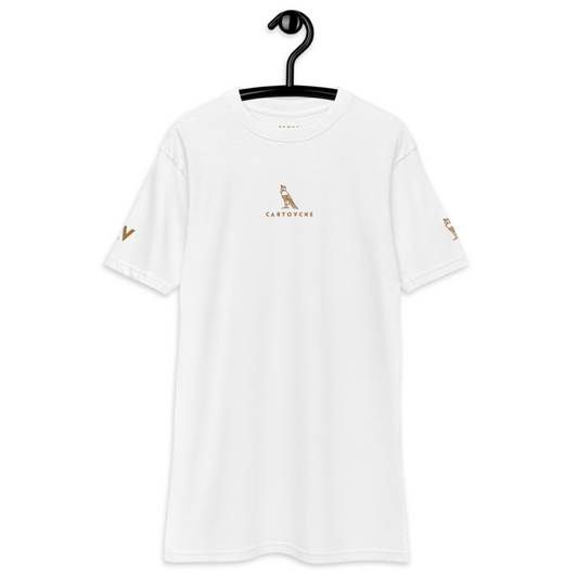 Men’s Embroidered 100% Cotton Heavyweight T-Shirt