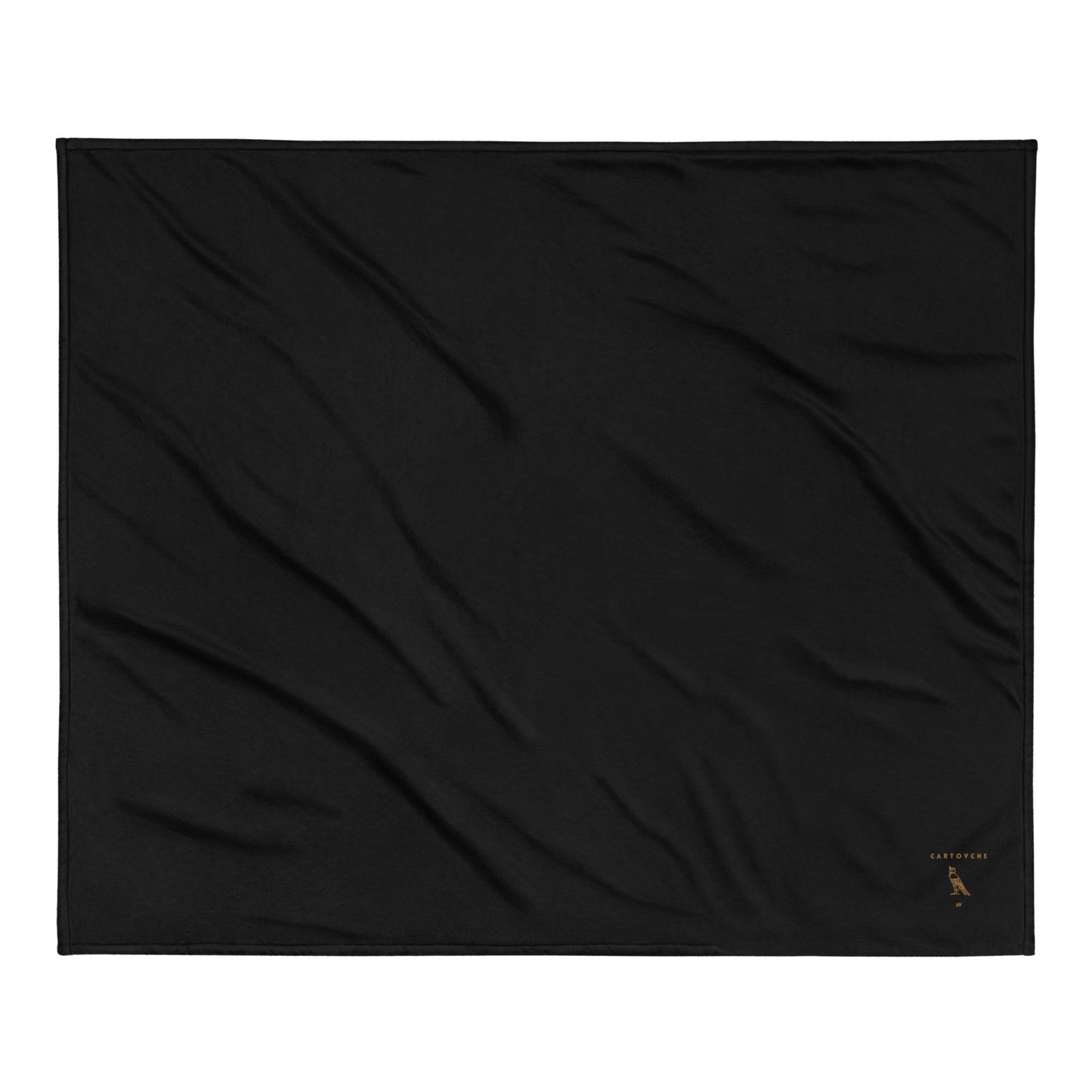 Premium Sherpa Throw Blanket - Embroidered Cartovche Logo