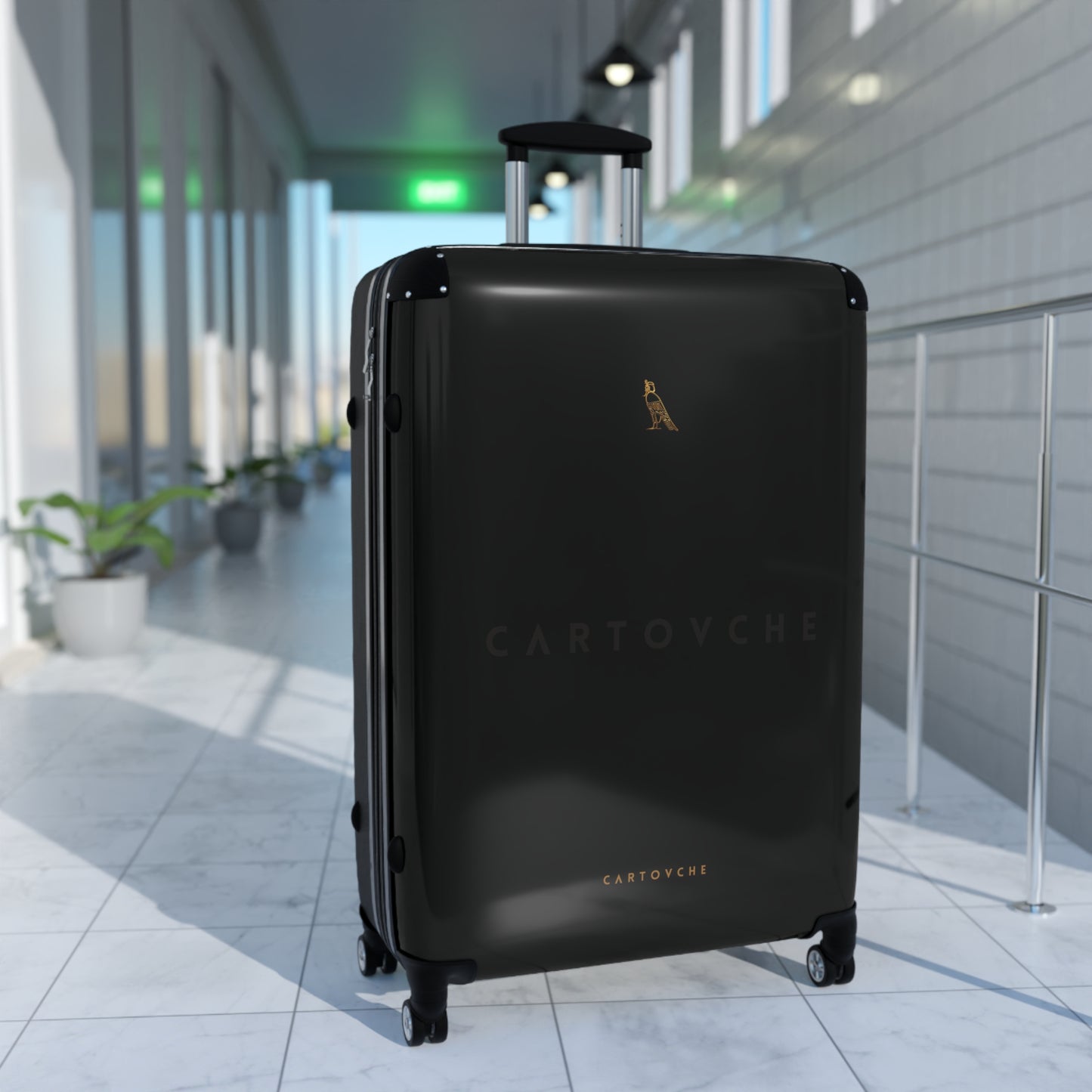 Suitcase | Black (Horizontal Cartovche Logo)