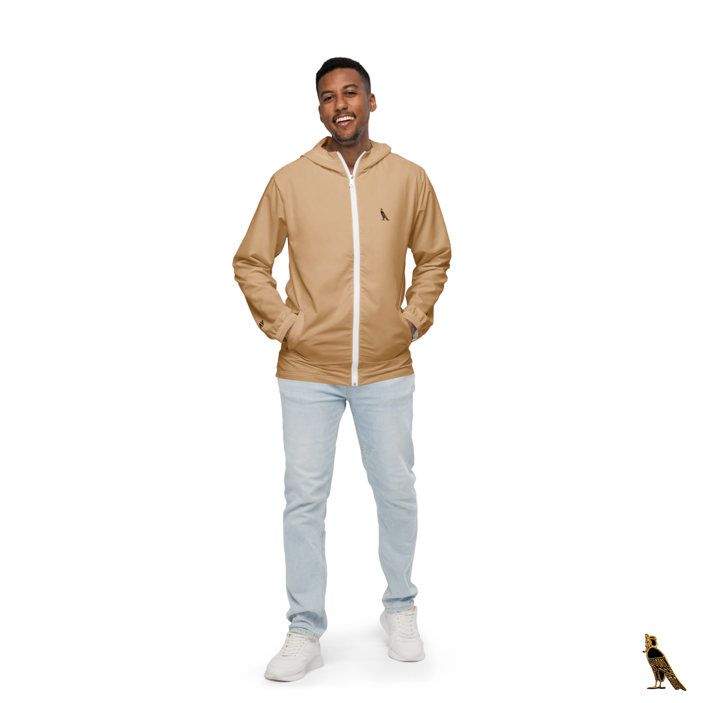 Men’s Windbreaker Jacket | Sheepskin Beige