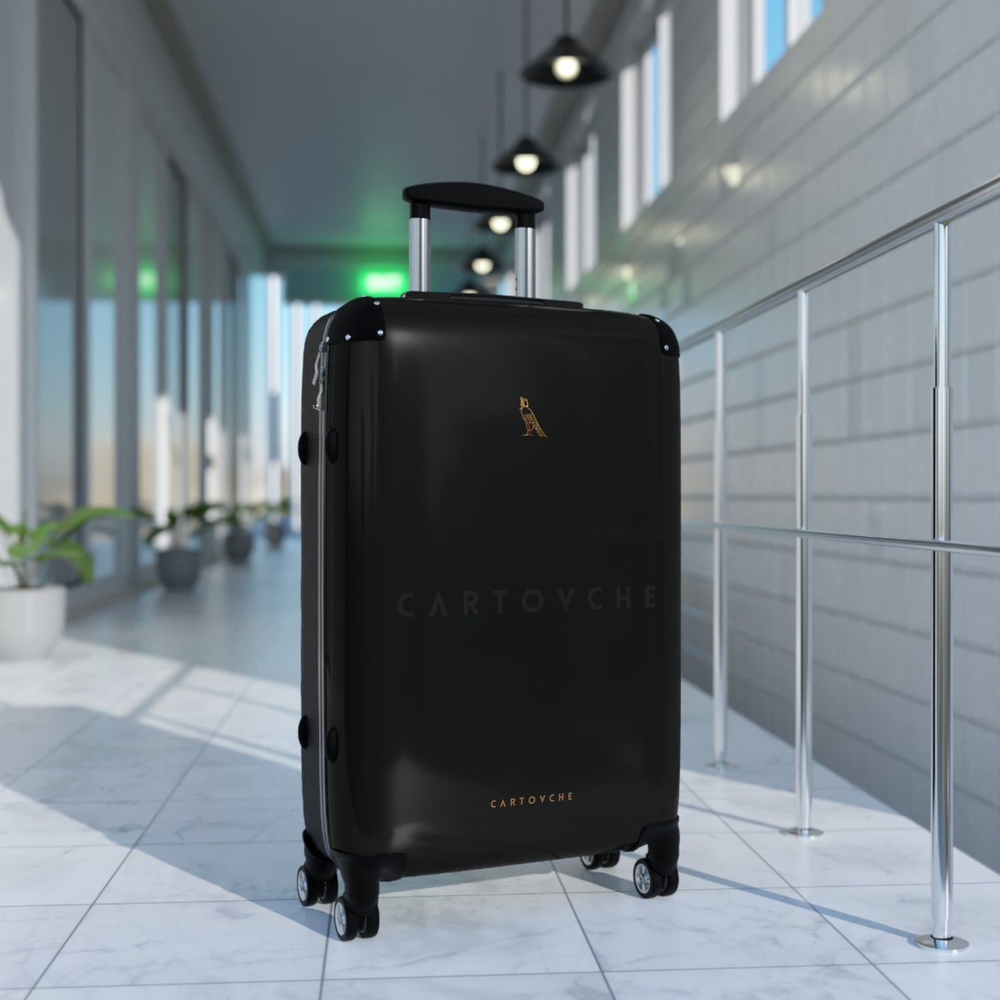 Suitcase | Black (Horizontal Cartovche Logo)