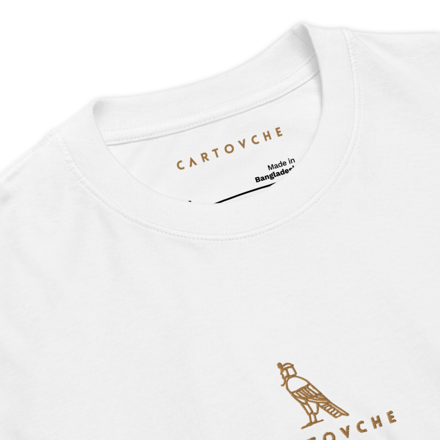 Men’s Embroidered 100% Cotton Heavyweight T-Shirt