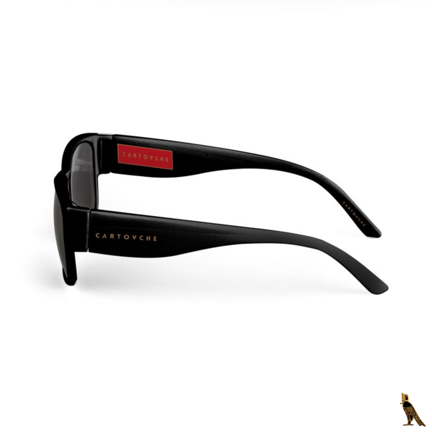 Sunglasses (Black) - Cartovche Logo