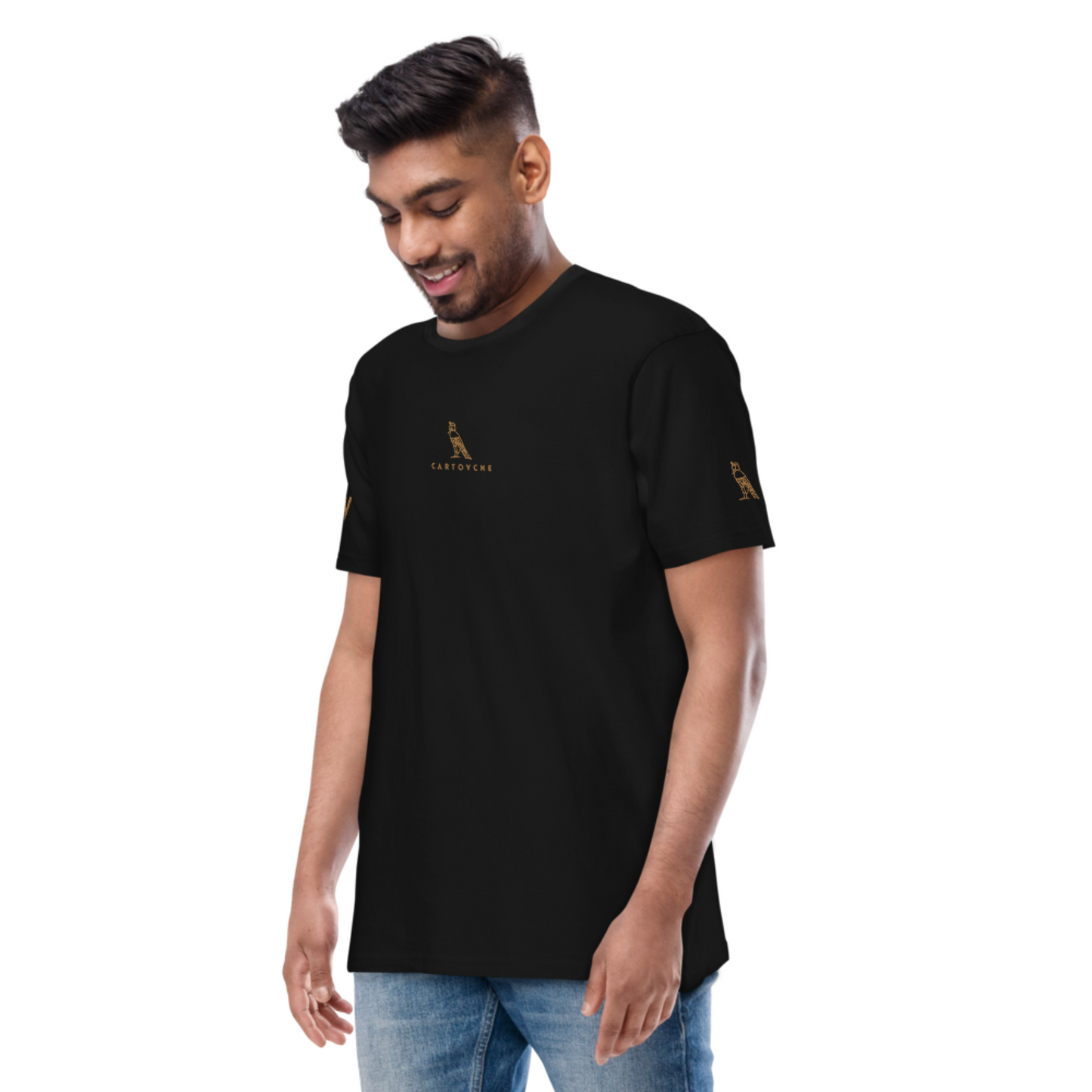 Men’s Embroidered 100% Cotton Heavyweight T-Shirt