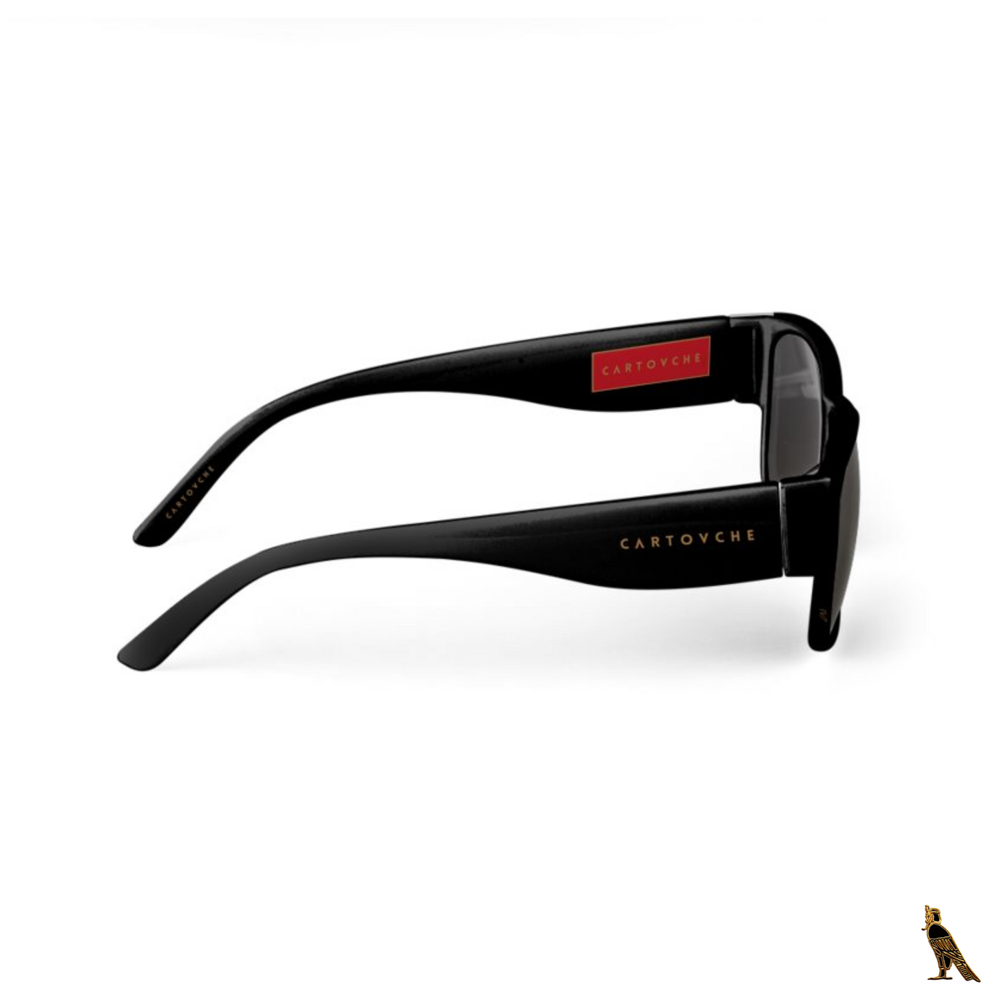 Sunglasses (Black) - Cartovche Logo