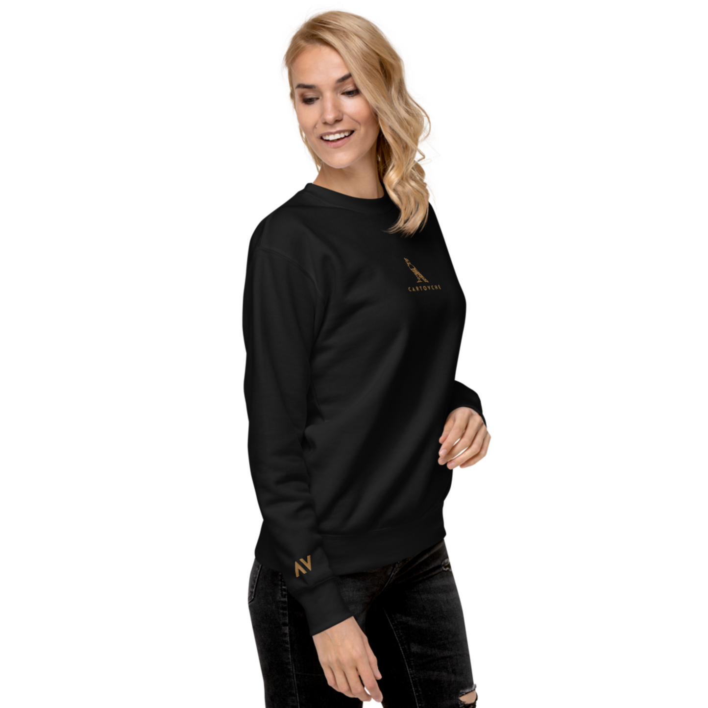 Women's Embroidered Cotton Sweatshirt