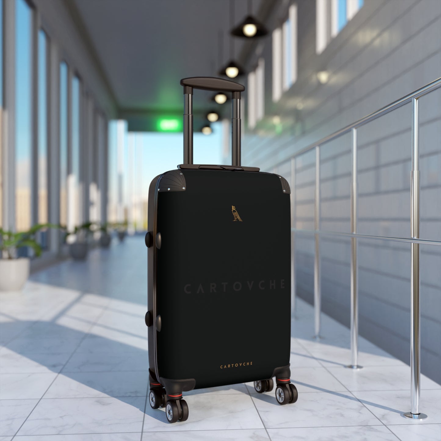 Suitcase | Black (Horizontal Cartovche Logo)