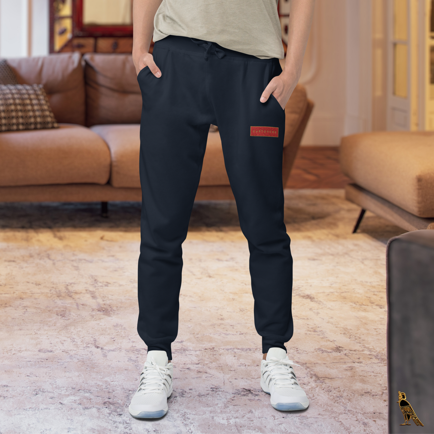 Men's Embroidered Fleece Sweatpants | Red Label