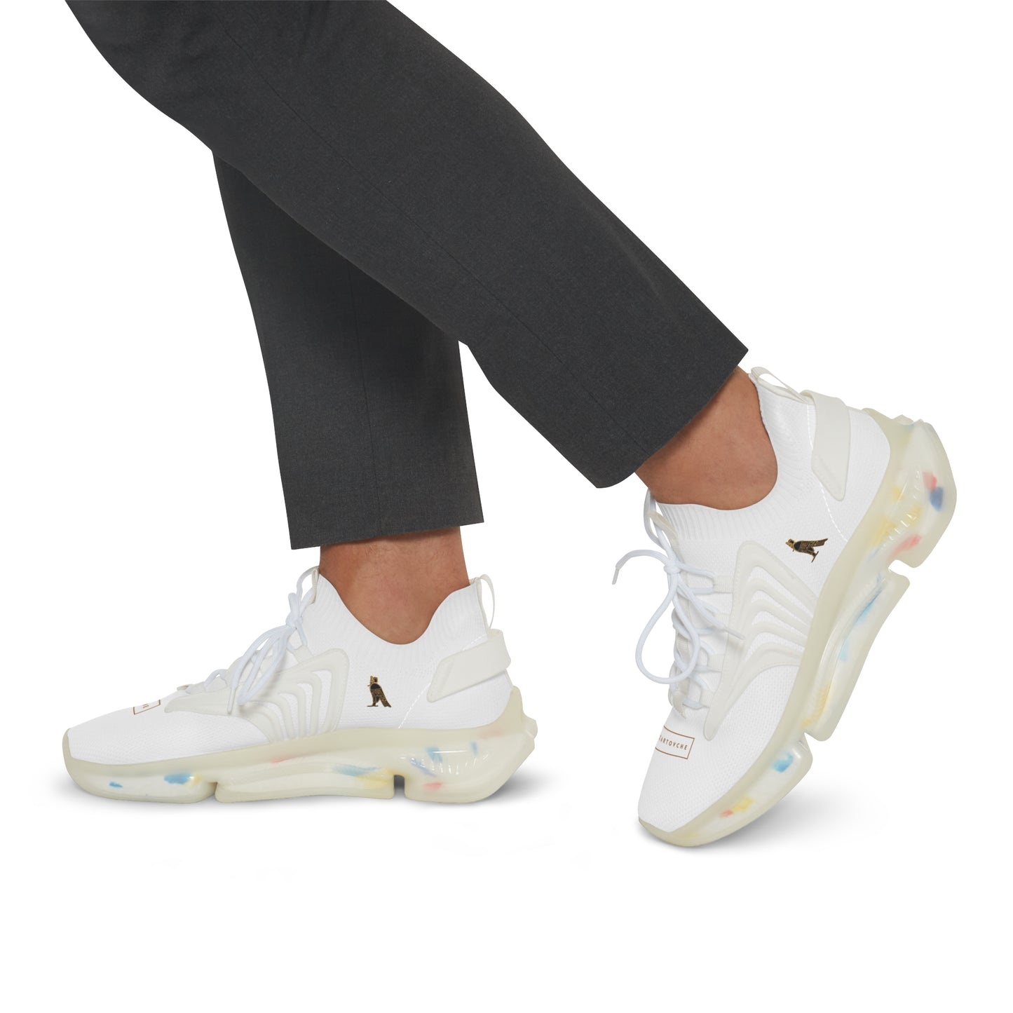 Men's Mesh Sneakers | 'Cartovche Veloce' (All-White)
