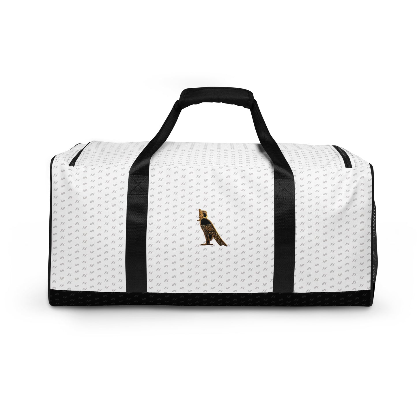 Cartovche Duffle Bag (White & Black with Gold - Red Label)