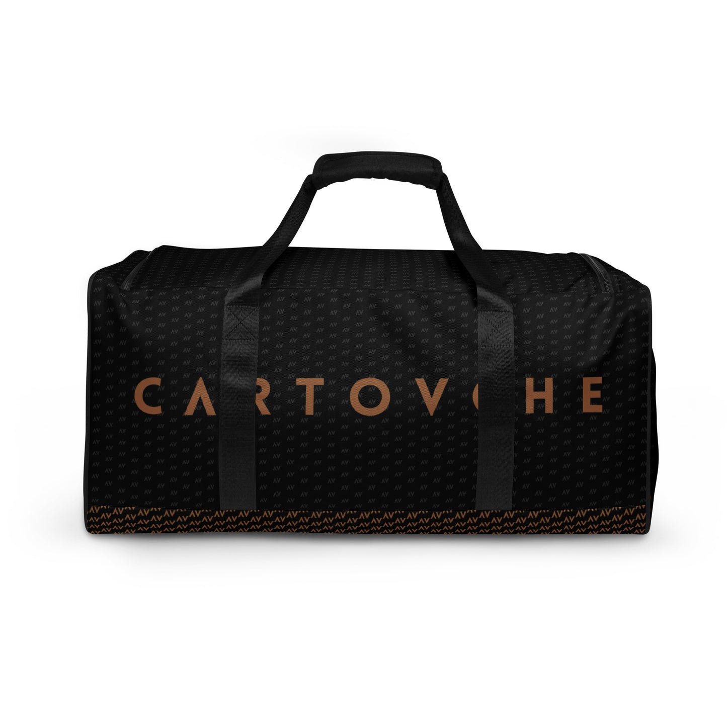 Cartovche Duffle Bag - Large Logo (Black with Gold)