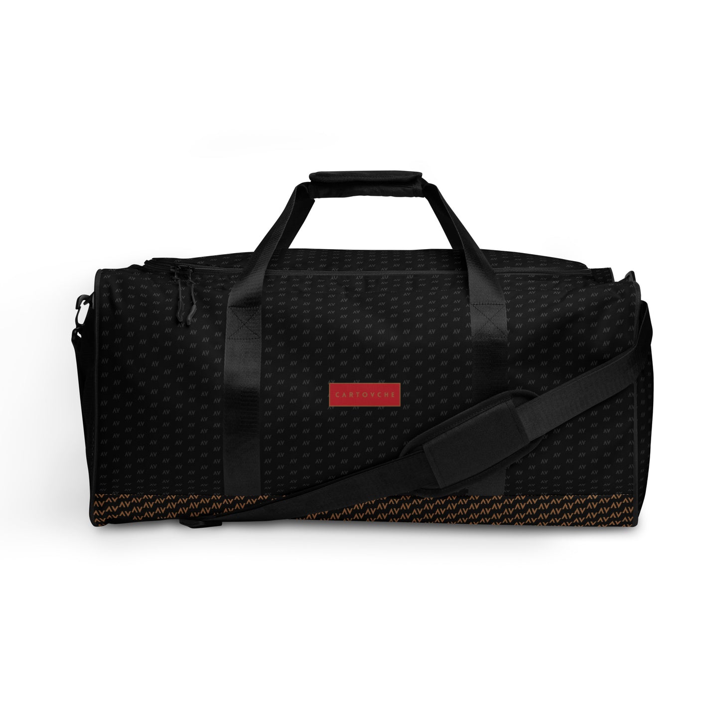 Cartovche Duffle Bag (Black & Gold - Red Label)