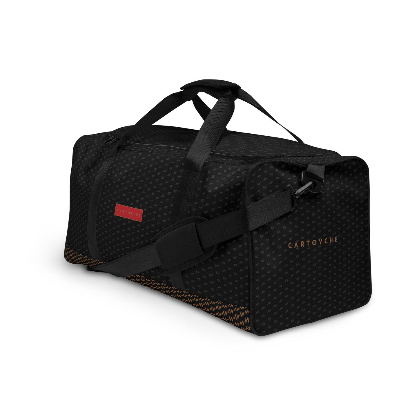 Cartovche Duffle Bag (Black & Gold - Red Label)