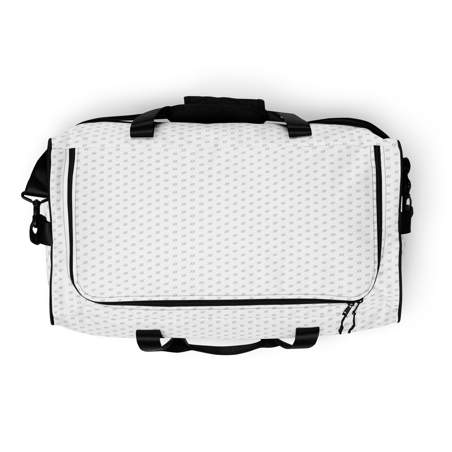 Cartovche Duffle Bag (White & Black with Gold - Red Label)