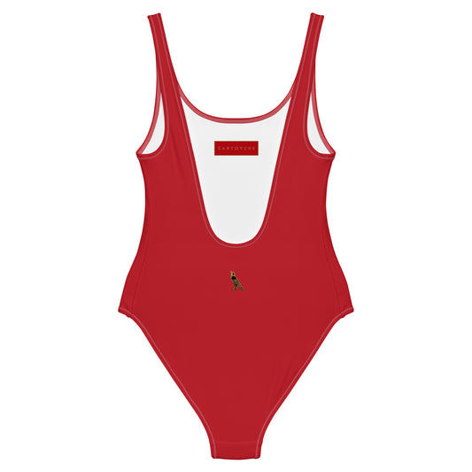 One-Piece Swimsuit (Red)