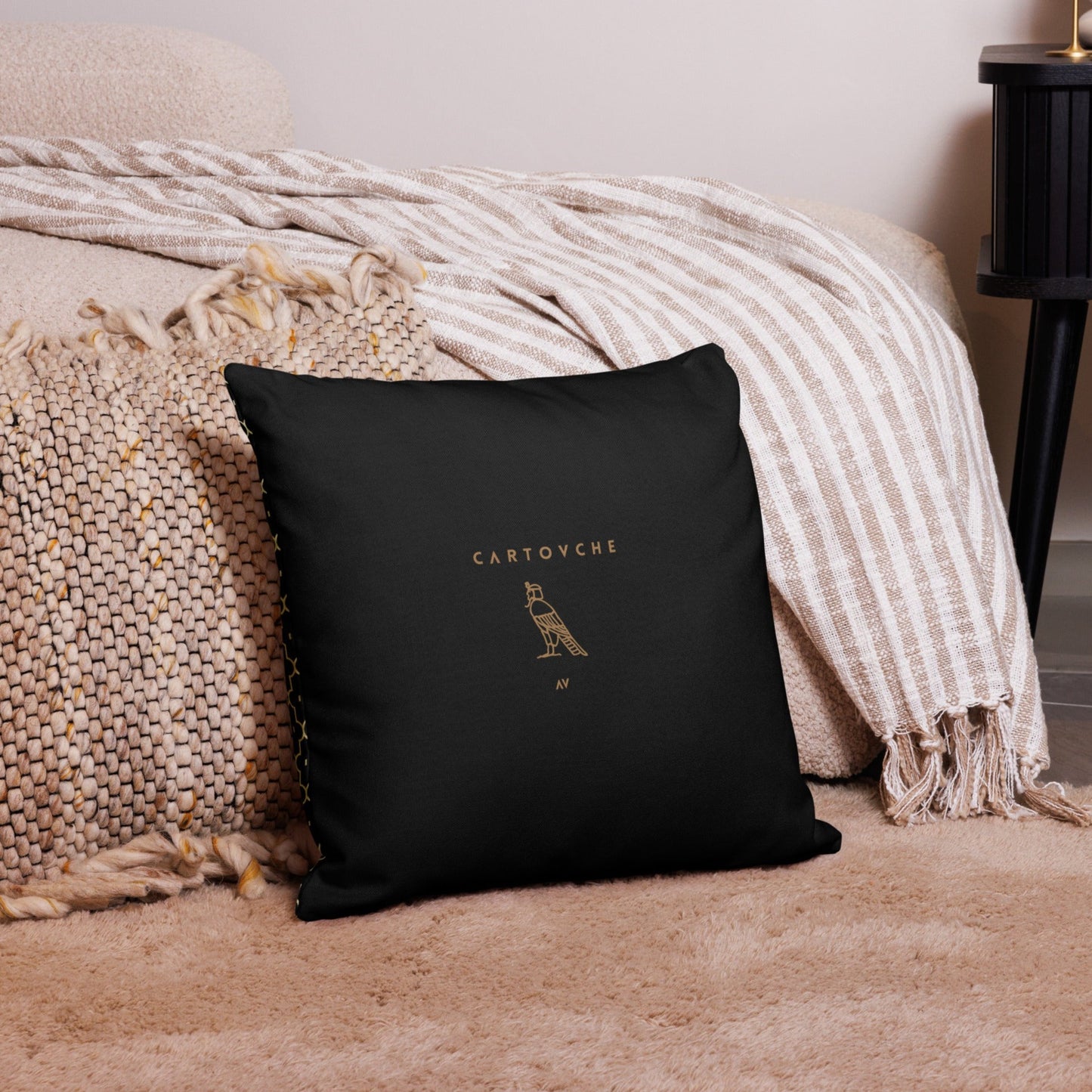 'Gold Geometry' Cushion