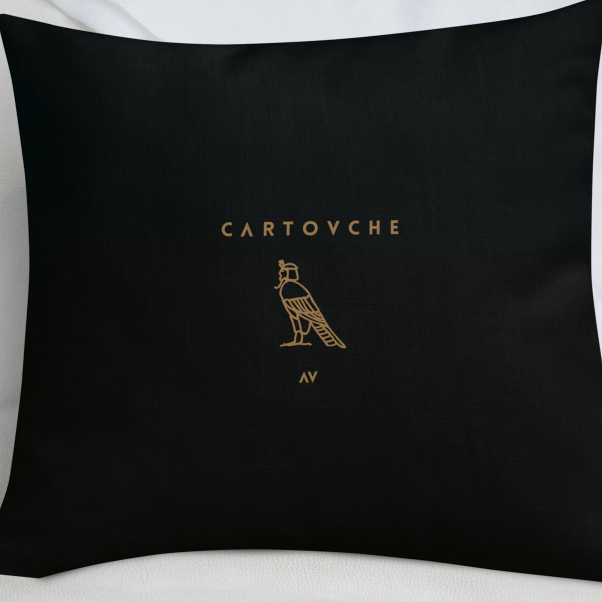 'Gold Triangles' Cushion
