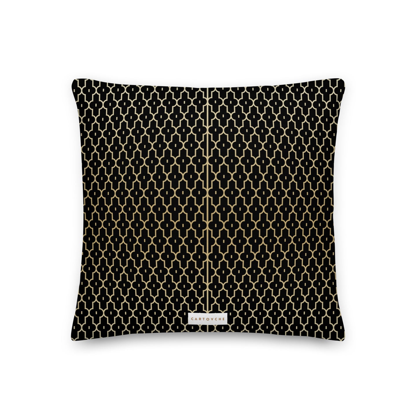 'Gold Geometry' Cushion