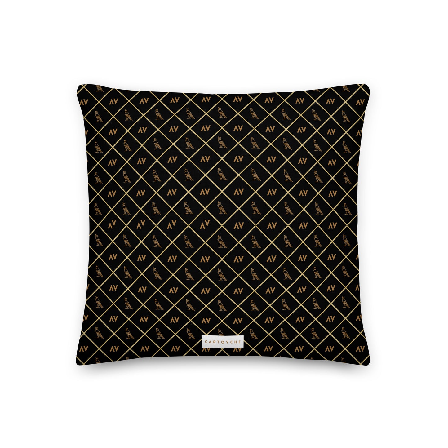 'Gold Cartovche Diamonds' Cushion
