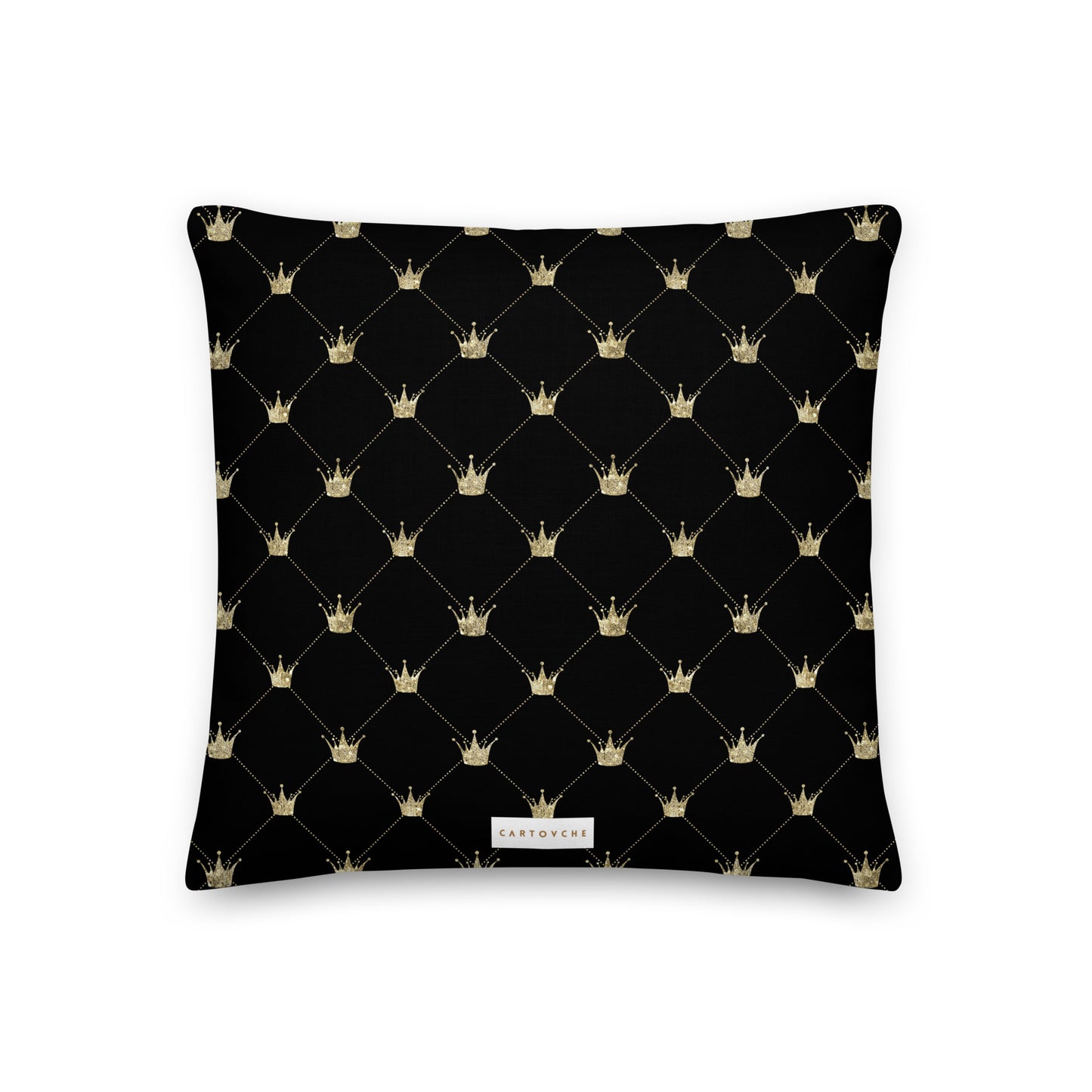 'Gold Crowns' Cushion