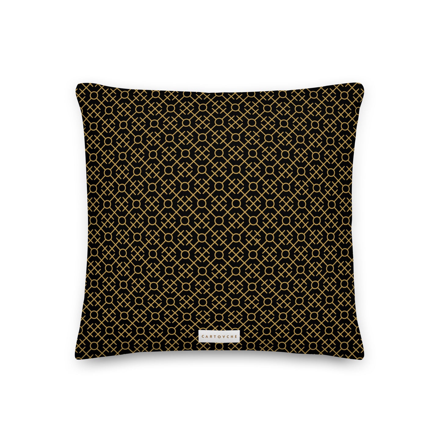 'Gold Lattice' Cushion