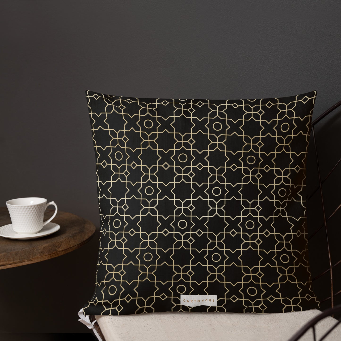 'Gold X & O's' Cushion