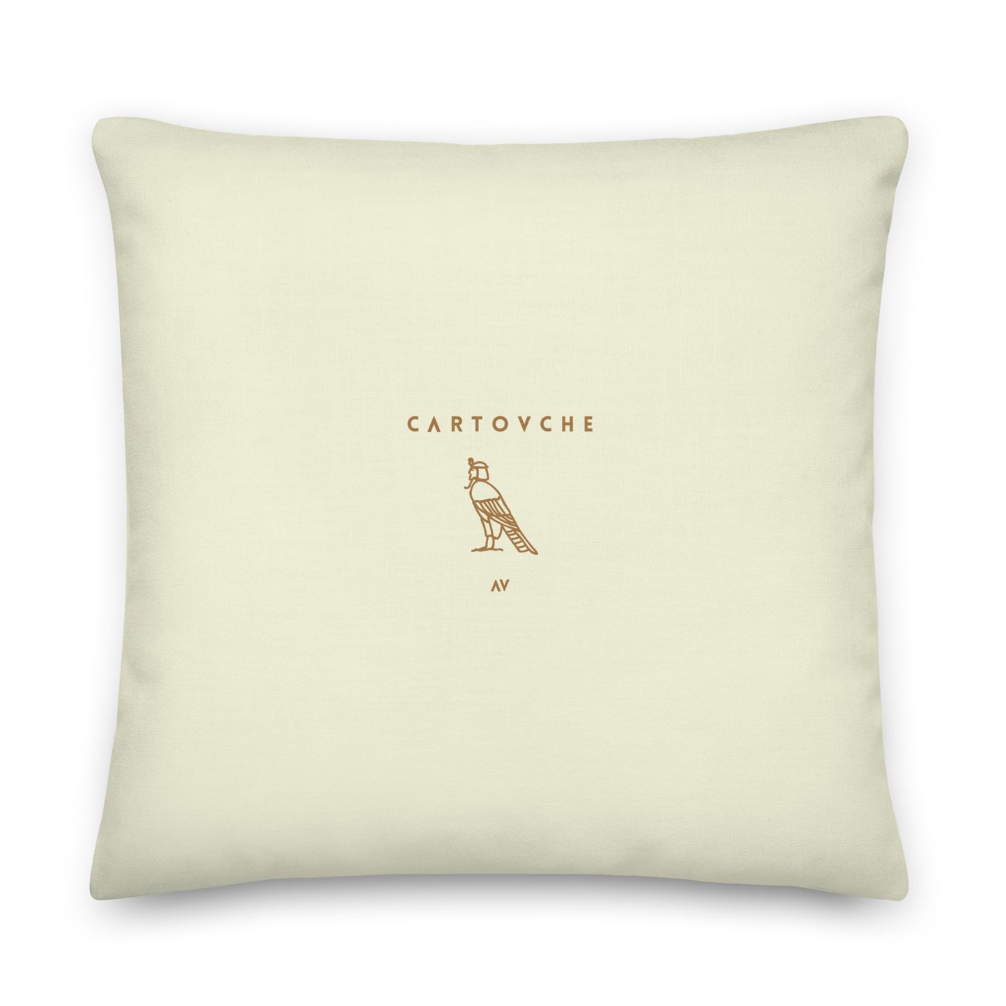 'Gold Fleur-de-lis' Cushion (Beige)