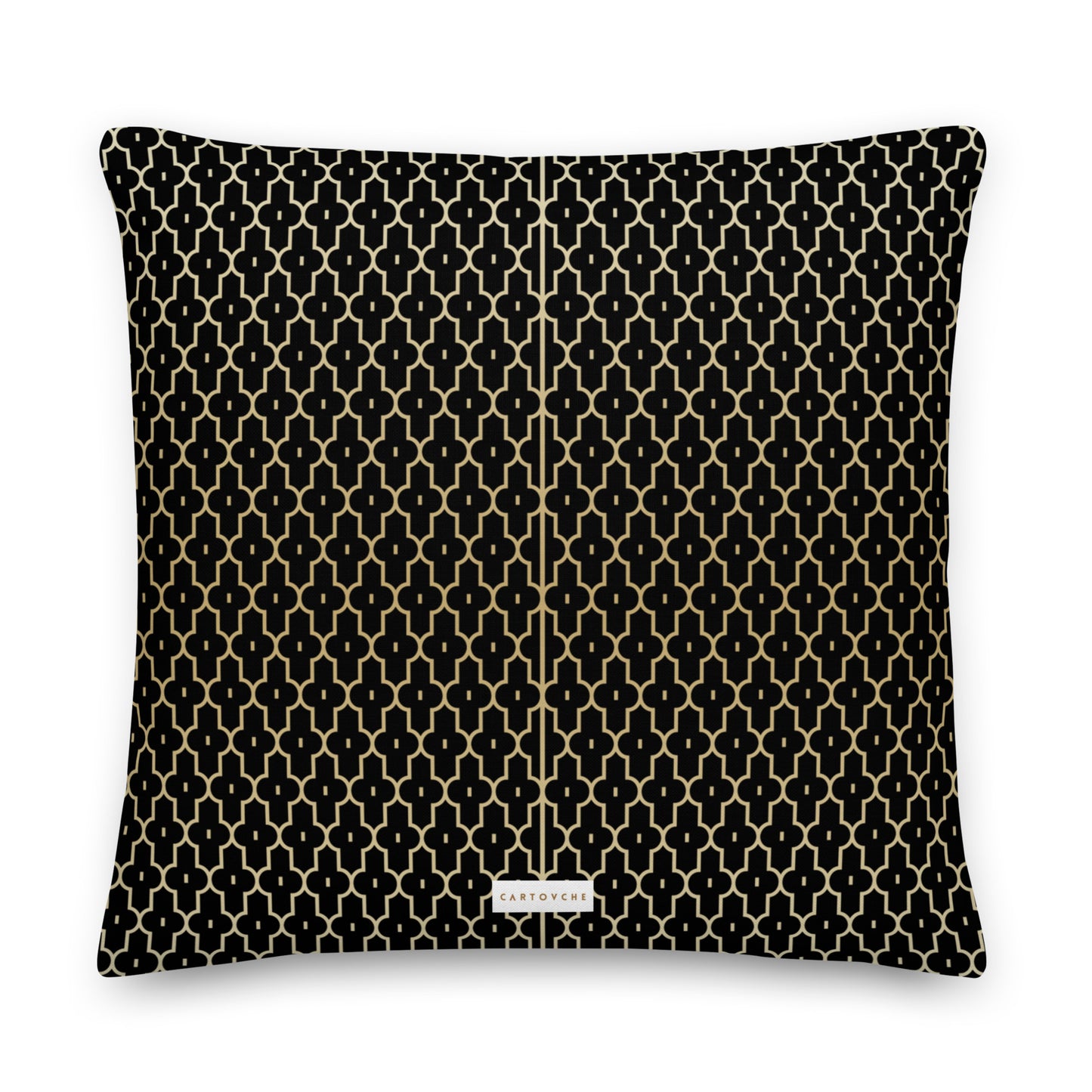 'Gold Geometry' Cushion