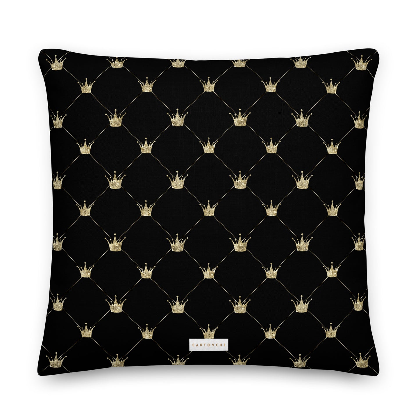 'Gold Crowns' Cushion