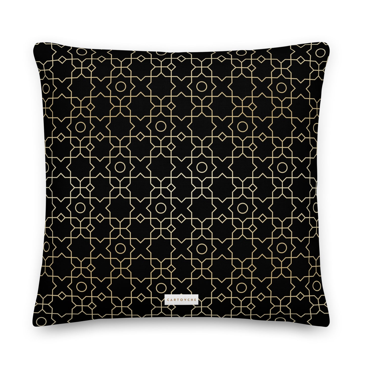 'Gold X & O's' Cushion