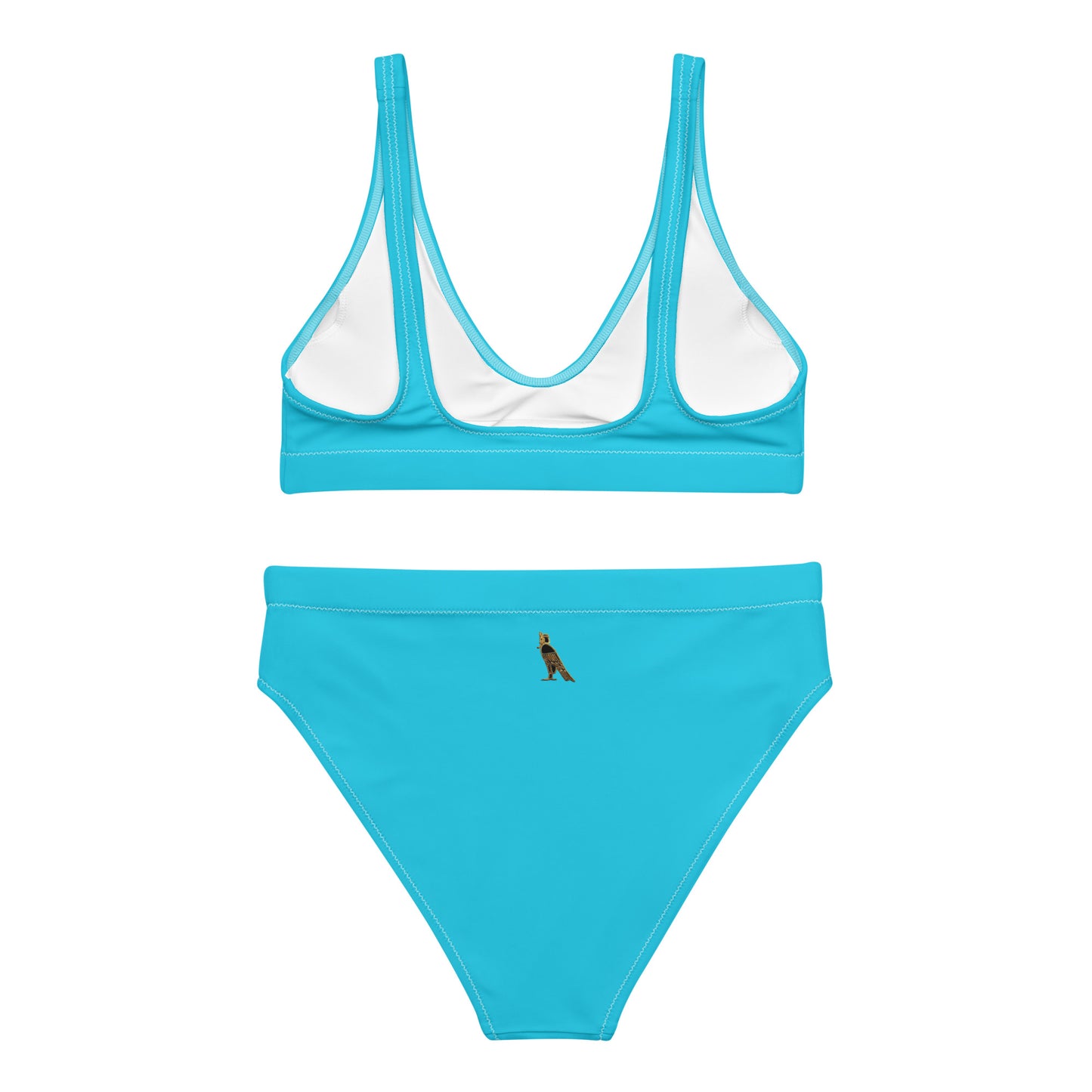 High-Waisted Bikini Set (Baby Blue)