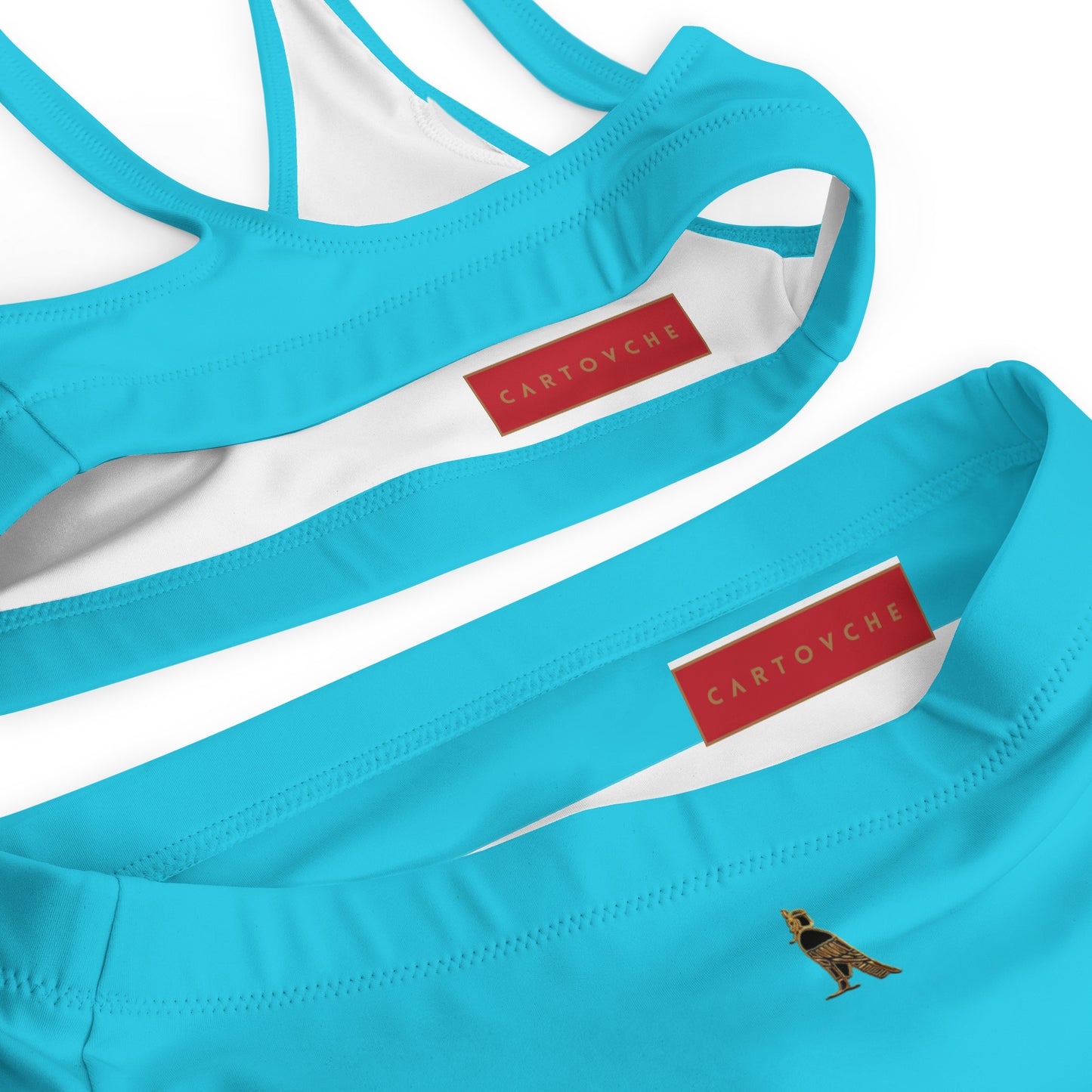 High-Waisted Bikini Set (Baby Blue)