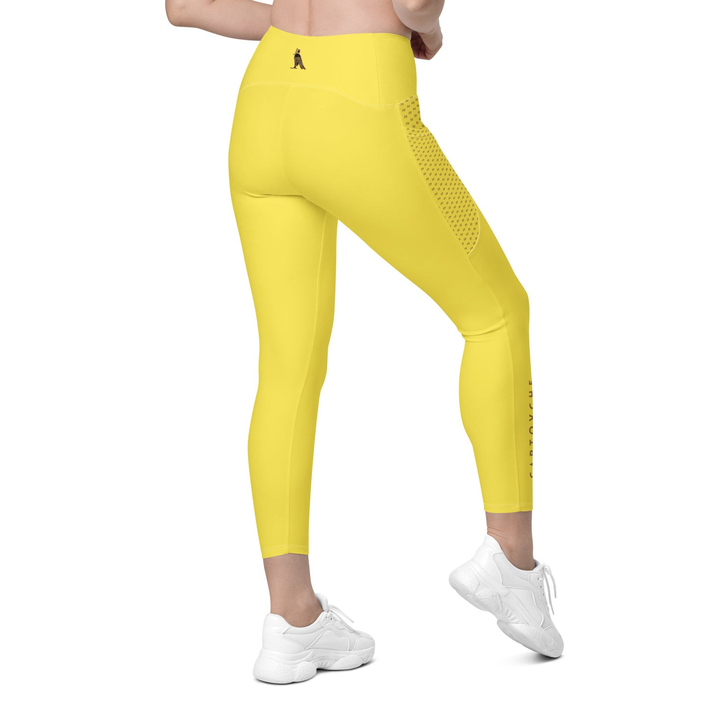 Women's Leggings with Pockets (Yellow)