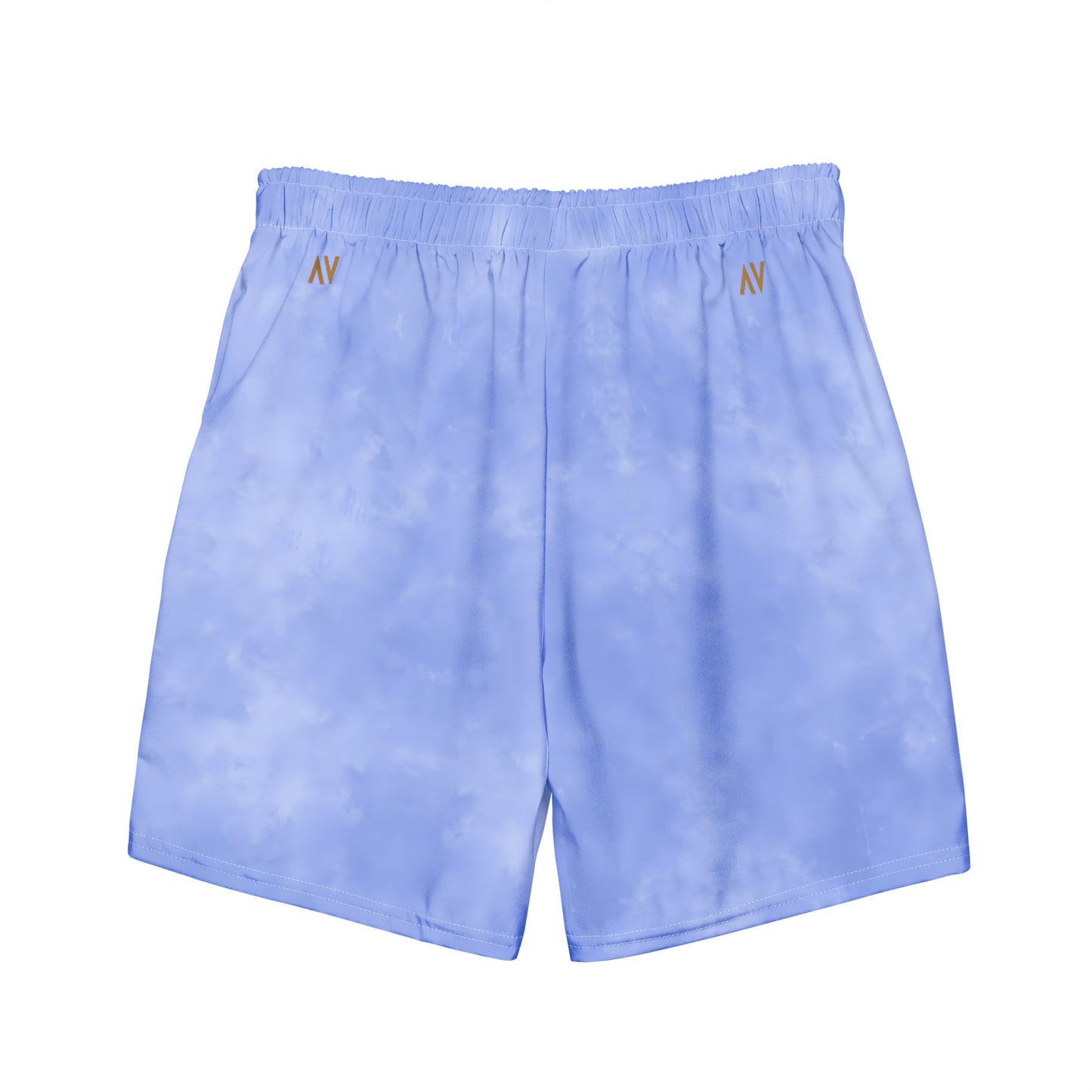Men's Swim Trunks - Cartovche Badge (Blue Wash)