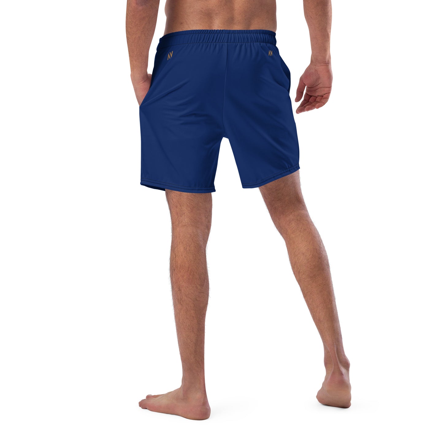 Men's Swim Trunks - Cartovche Logo (Navy)