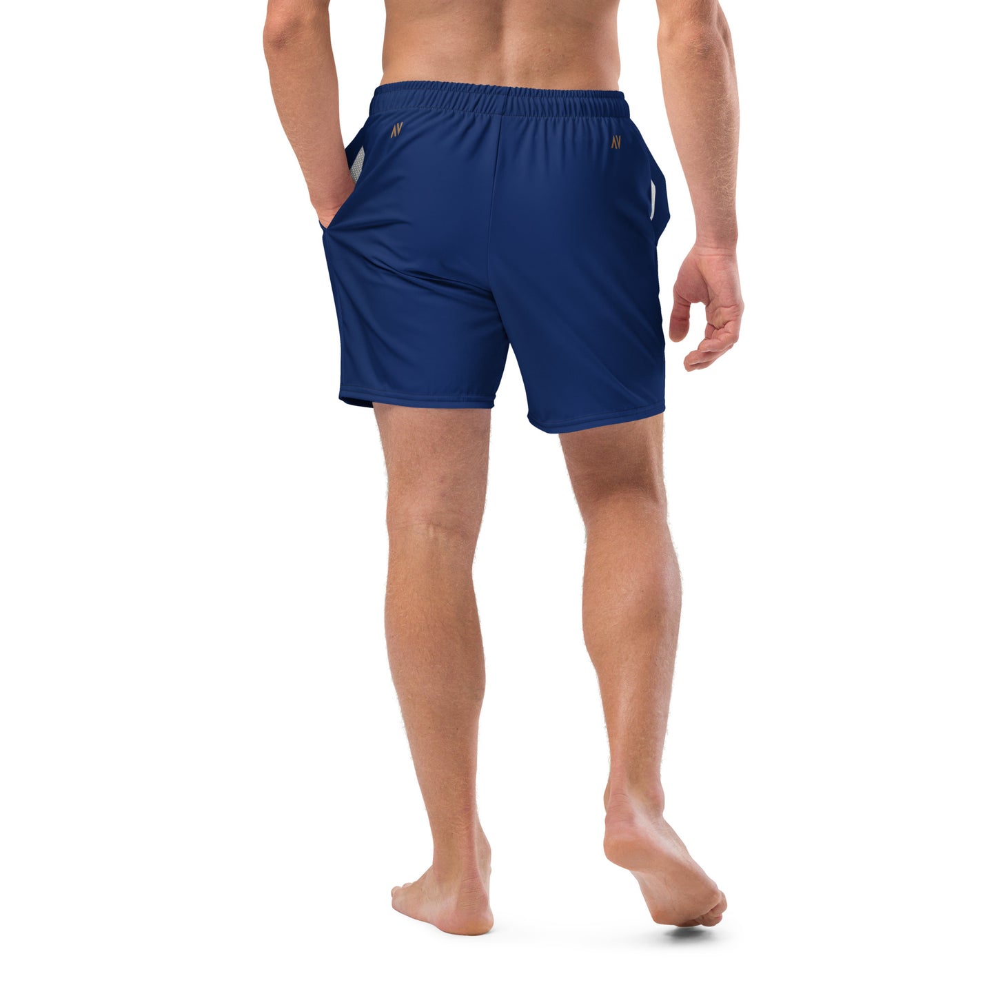 Men's Swim Trunks - Cartovche Logo (Navy)