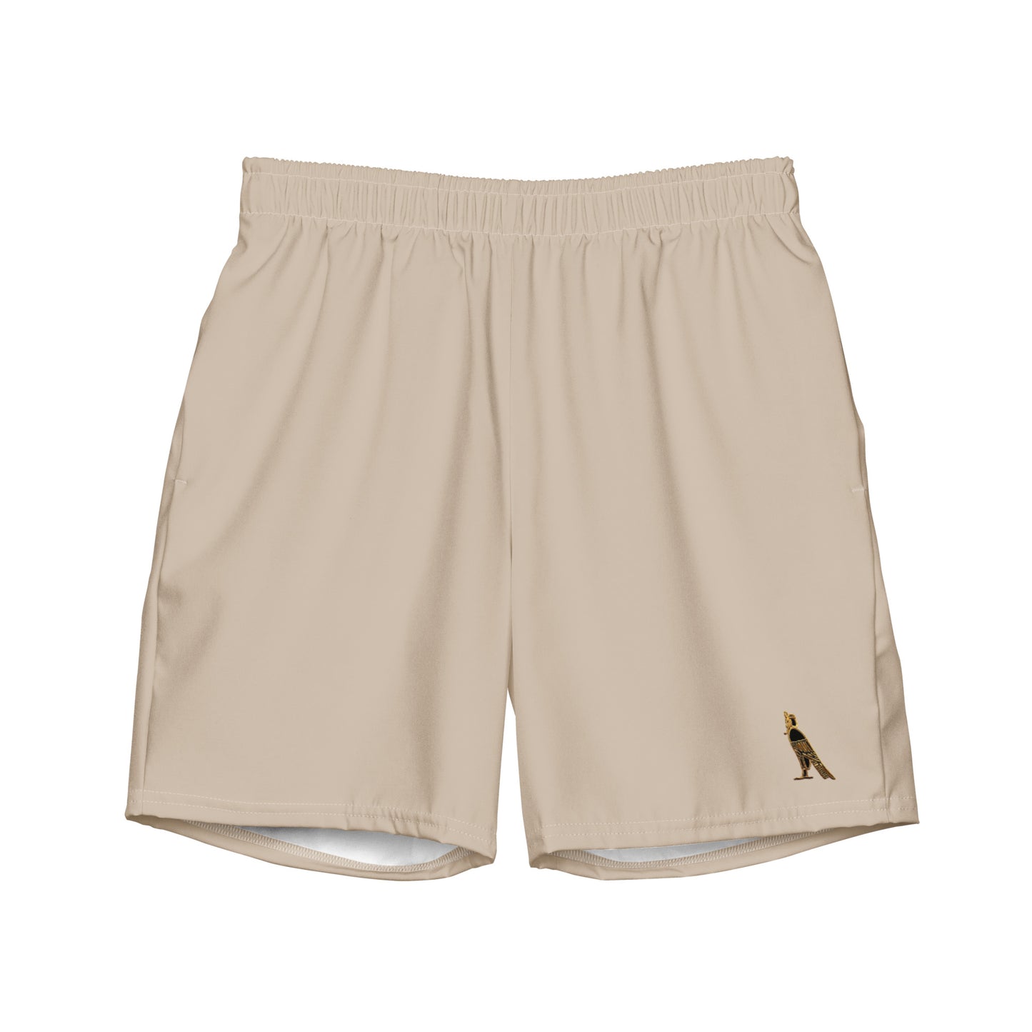 Men's Swim Trunks - Horus Logo (Khaki)