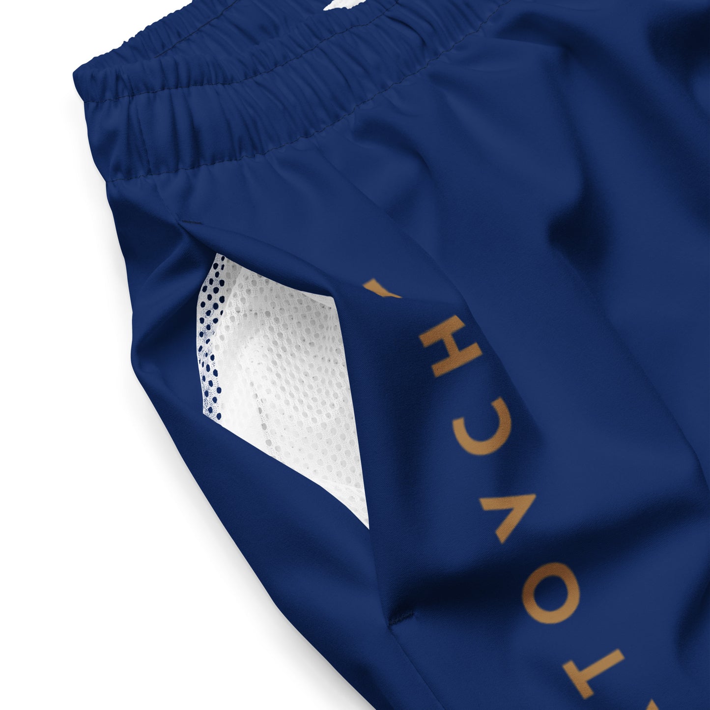 Men's Swim Trunks - Cartovche Logo (Navy)
