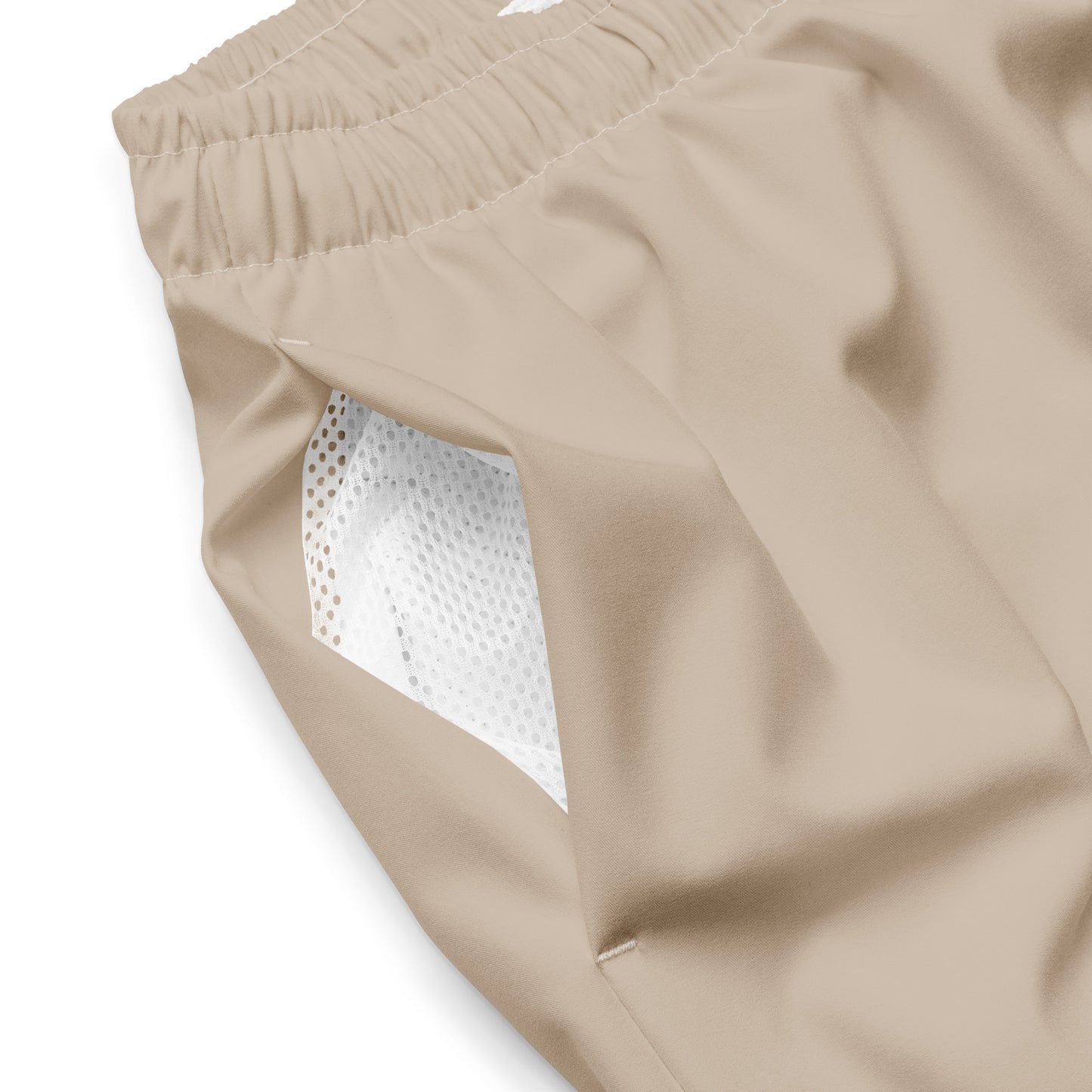 Men's Swim Trunks - Horus Logo (Khaki)