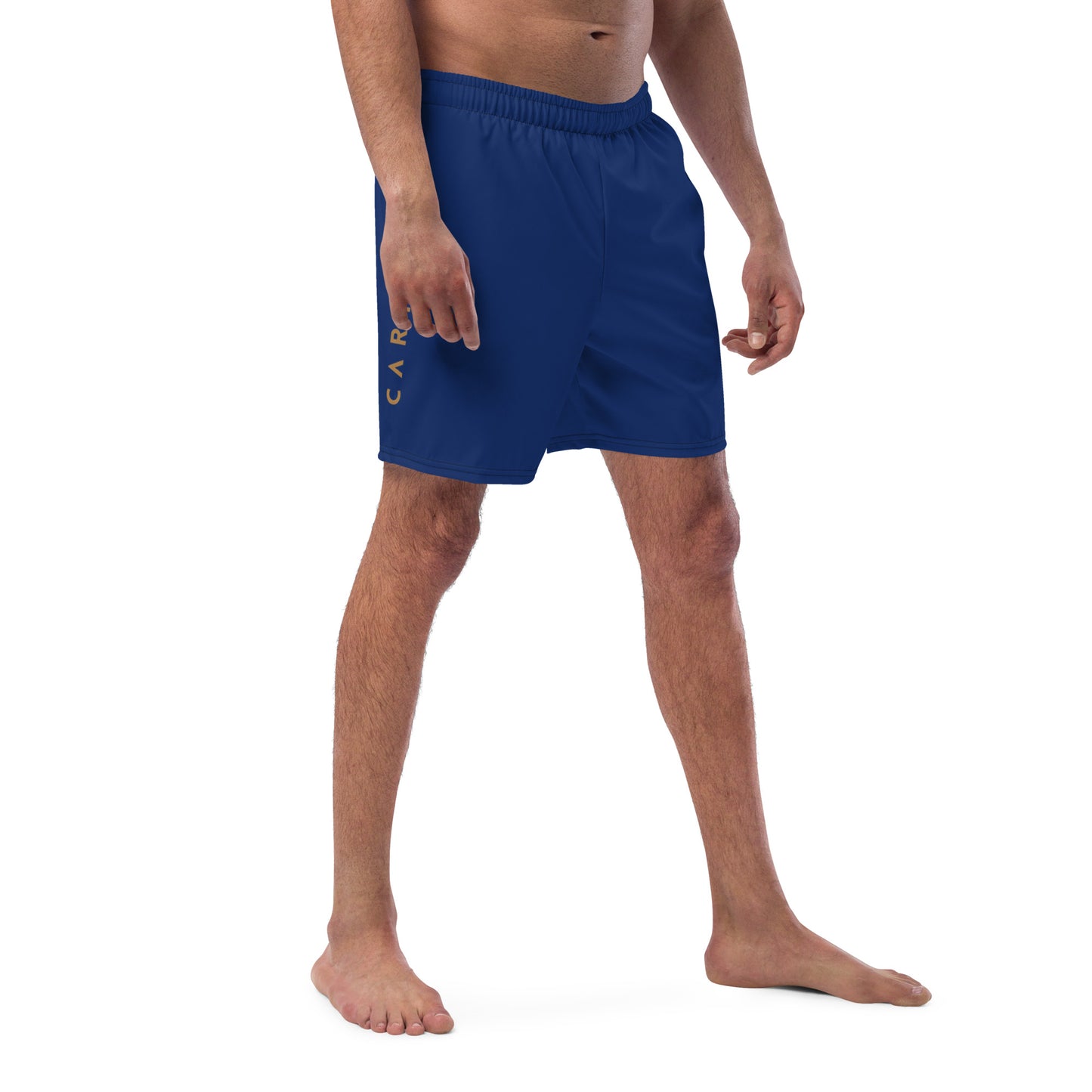 Men's Swim Trunks - Cartovche Logo (Navy)