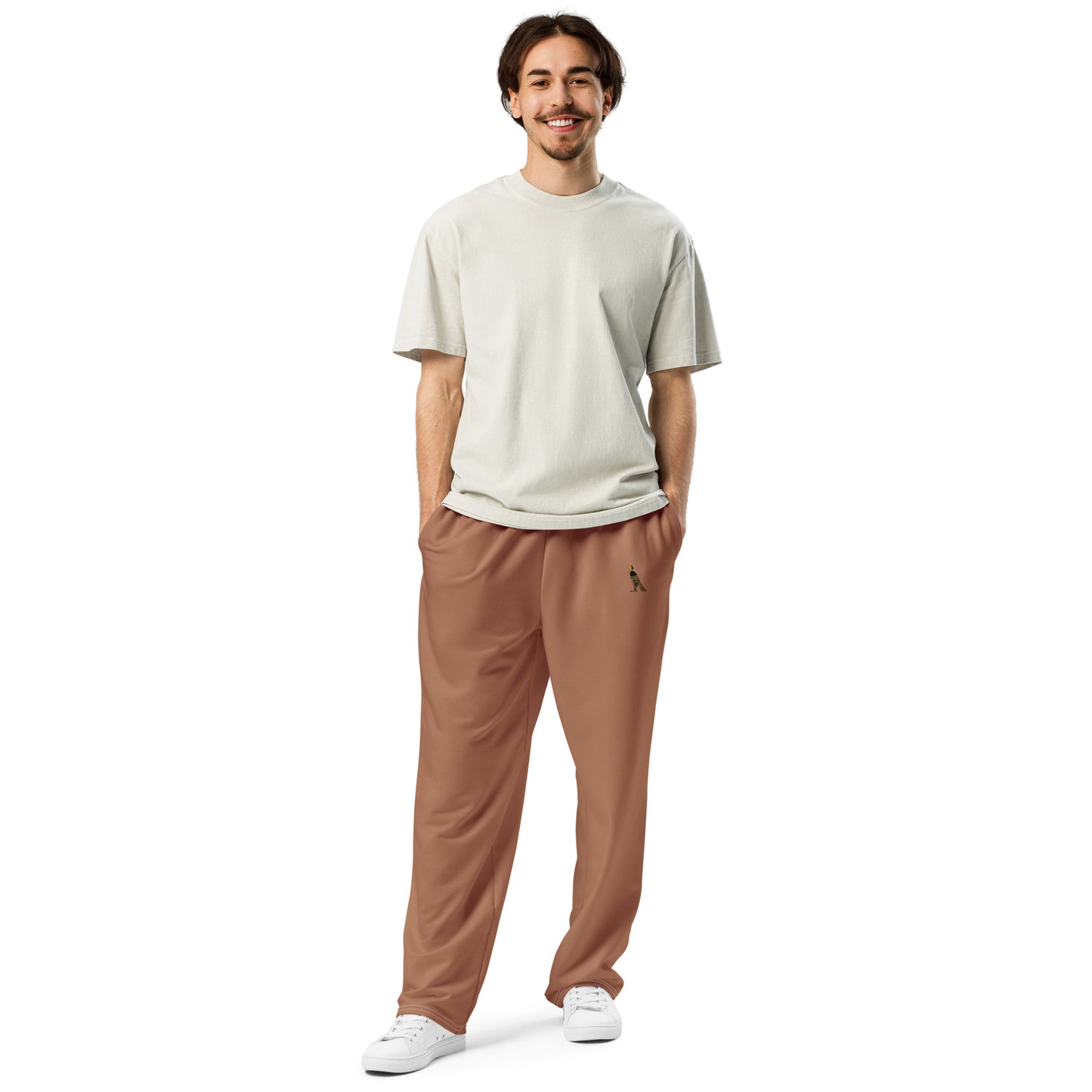 Men's Wide-Leg Joggers | Sunburn Brown