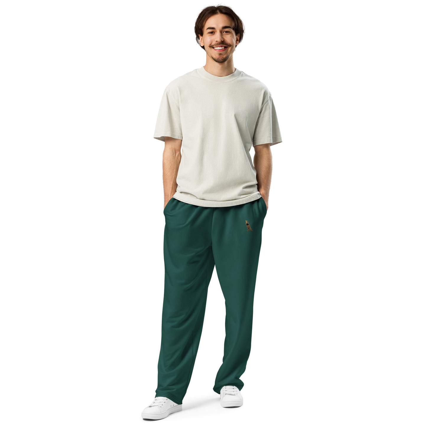 Men's Wide-Leg Joggers | Rainforest Green
