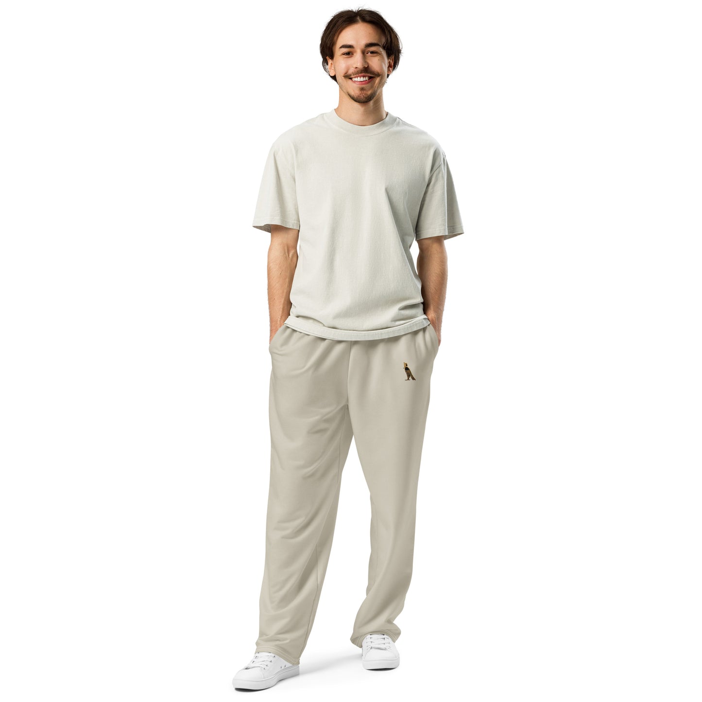 Men's Wide-Leg Joggers | Almond Milk