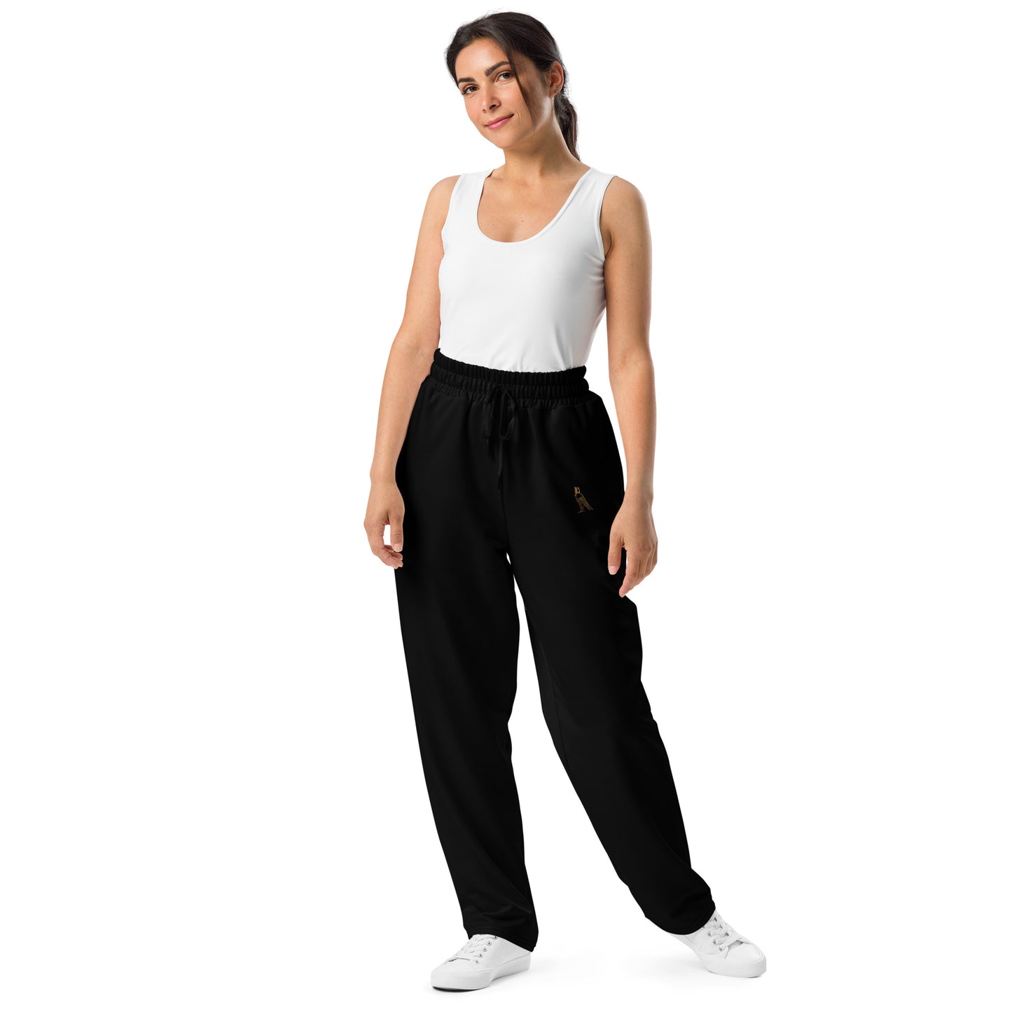 Women's Wide-Leg Joggers | Black